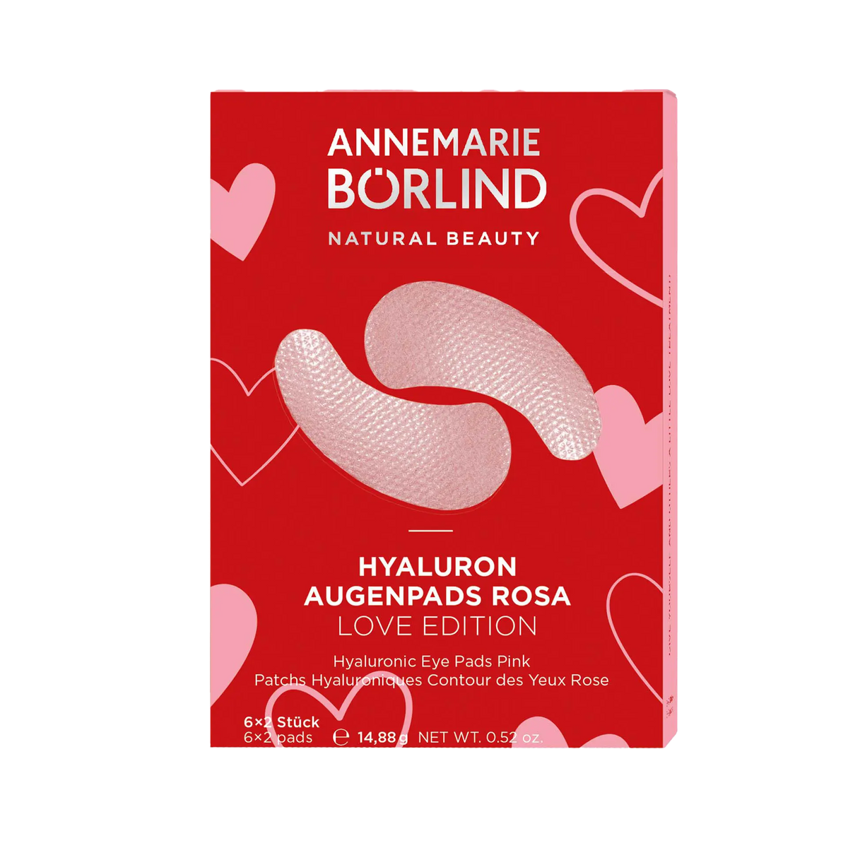 HYALURONIC EYE PADS PINK Love Edition